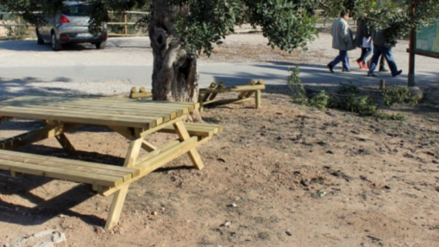 Àrea de picnic de la Via Verda a Jesús