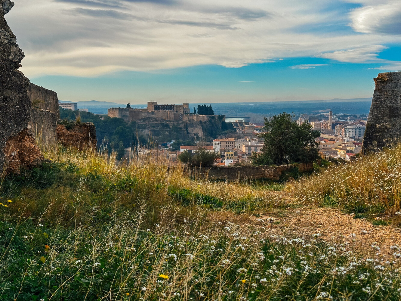 Montée au Coll et descente par les Palmes